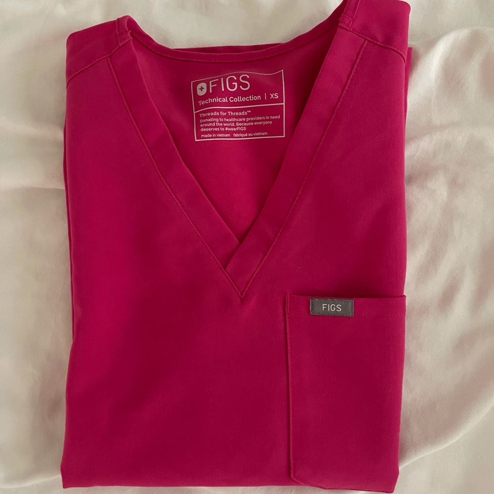 Figs Caterina one pocket scrub top